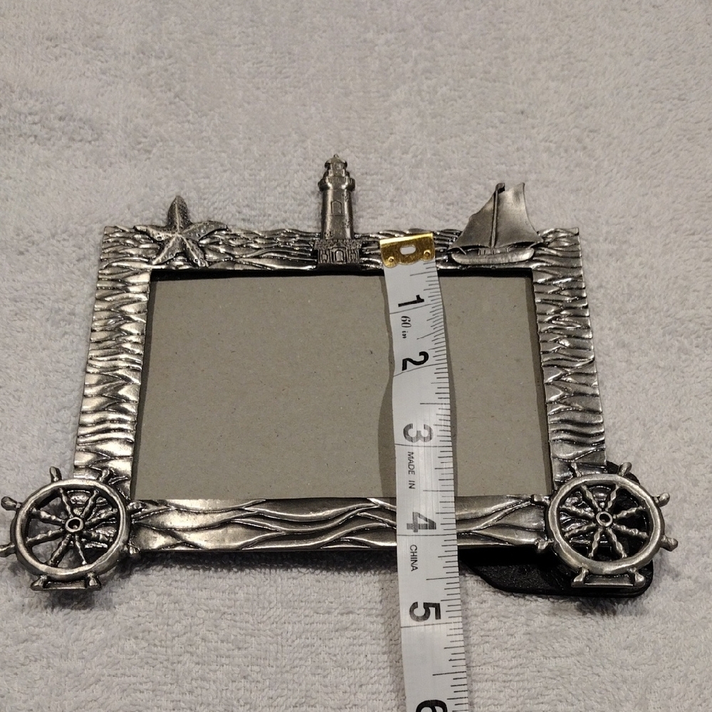 2 For 8 Sale, Unbranded, Beach And Sailor Pewter Picture Frame - Picture 2 of 3